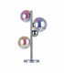 Table Lamp 3 x G9 Polished Chrome Iridescent Glass-4Table Lamp 3 x G9 Polished Chrome Iridescent Glass-5