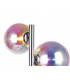 Table Lamp 3 x G9 Polished Chrome Iridescent Glass-6