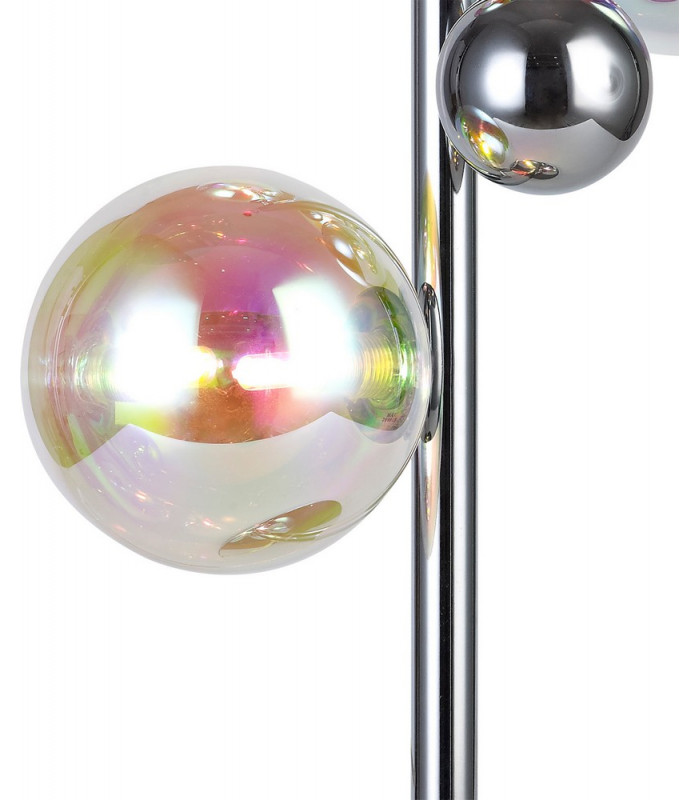 Table Lamp 3 x G9 Polished Chrome Iridescent Glass-7