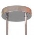 Semi-Flush Ceiling Light 4 x G9 Polished Chrome Iridescent Glass-8