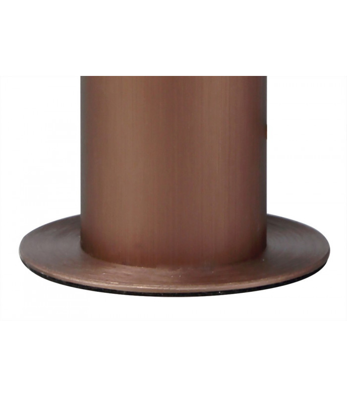 Table Lamp 1 Light Table Lamp E27 Mocha Amber Glass-7