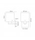 Single Switched Wall Lamp 1 Light E27 Mocha Amber Glass-2