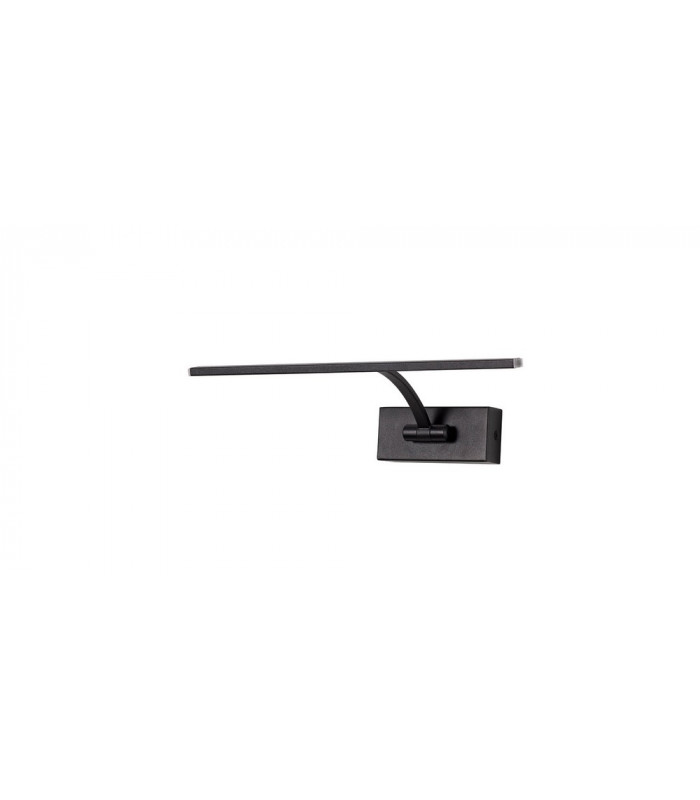 Small 1 Arm Wall Lamp Picture Light 1 x 6W LED 3000K 470lm Sand Black 3yrs Warranty-4