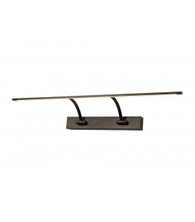 Small 2 Arm Wall Lamp Picture Light 1 x 14W LED 3000K 1070lm Sand Black 3yrs Warranty-1