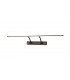 Large 2 Arm Wall Lamp Picture Light 1 x 16W LED 3000K 1200lm Sand Black 3yrs Warranty-1