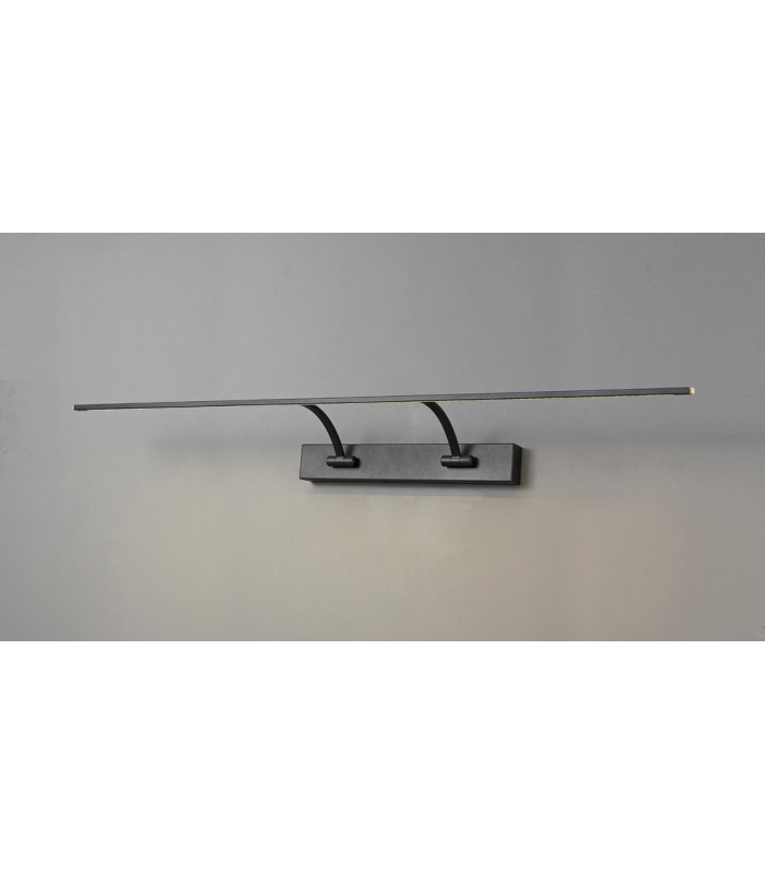 Large 2 Arm Wall Lamp Picture Light 1 x 16W LED 3000K 1200lm Sand Black 3yrs Warranty-3