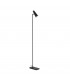 LED 1 Light Adjustable Floor Lamp Black - 1