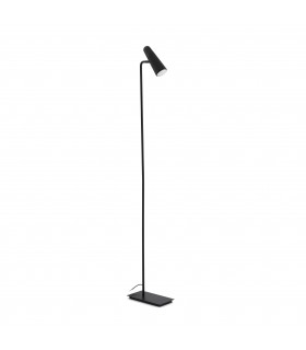 LED 1 Light Adjustable Floor Lamp Black - 1