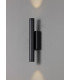 Wall Lamp 2 x 3W LED 3000K 300lm IP54 Black 3yrs Warranty-3