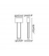 2 Light Floor Lamp Brown with Beige Shade, E27 - 3