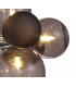 Circular Pendant 12 x G9 Polished Chrome Smoked Black Glass-15