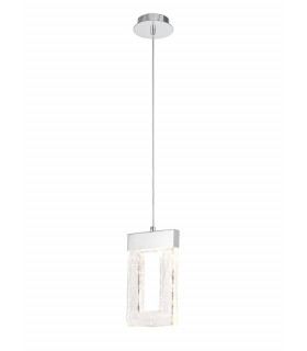 Pendant 2m 1 x 4.5W LED 3000K 148lm Polished Chrome 3yrs Warranty-1