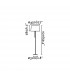 1 Light Floor Lamp White, Nickel, E27 - 2