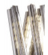 2 Light E14 Wall Light E14 Polished Nickel  Smoke Glass-5