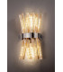 2 Light E14 Wall Light E14 Polished Nickel  Champagne Glass-3