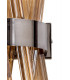2 Light E14 Wall Light E14 Polished Nickel  Champagne Glass-7