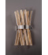 2 Light E14 Wall Light E14 Polished Nickel  Champagne Glass-9