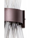 2 Light E14 Wall Light E14 Brown Oxide  Clear Glass-7