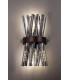 2 Light E14 Wall Light E14 Brown Oxide  Smoke Glass-3