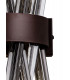 2 Light E14 Wall Light E14 Brown Oxide  Smoke Glass-7