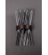 2 Light E14 Wall Light E14 Brown Oxide  Smoke Glass-9