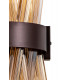 2 Light E14 Wall Light E14 Brown Oxide  Champagne Glass-7