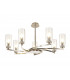 Pendant Semi Ceiling 7 x E14 Polished Nickel-5