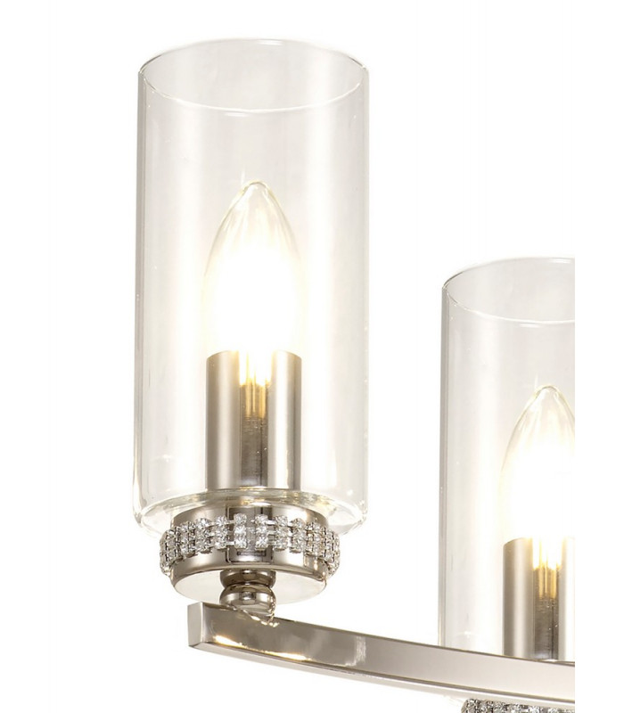Pendant Semi Ceiling 7 x E14 Polished Nickel-6
