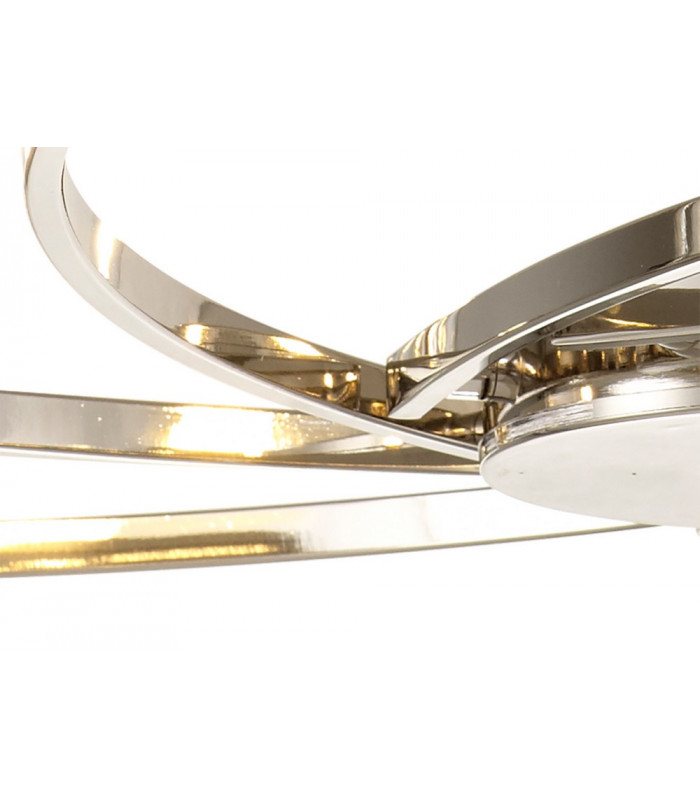 Pendant Semi Ceiling 7 x E14 Polished Nickel-7