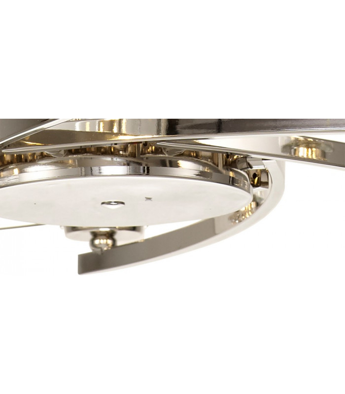 Pendant Semi Ceiling 7 x E14 Polished Nickel-8