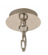 Pendant Semi Ceiling 7 x E14 Polished Nickel-10