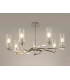 Pendant Semi Ceiling 7 x E14 Polished Nickel-12