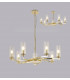 Pendant Semi Ceiling 7 x E14 Polished Gold-3