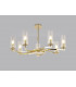 Pendant Semi Ceiling 7 x E14 Polished Gold-12