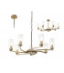 Pendant Semi Ceiling 7 x E14 Antique Brass-8