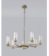 Pendant Semi Ceiling 7 x E14 Antique Brass-13