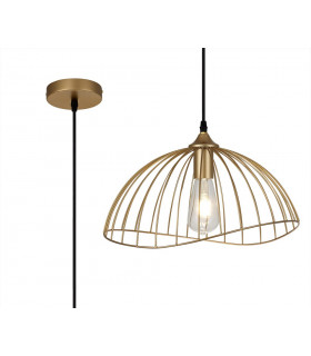 Dome Pendant 1 x E27 Painted Gold-1