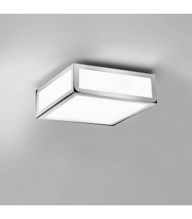 1 Light Bathroom Ceiling Light Polished Chrome IP44, E27 - 1
