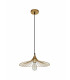 Shallow Pendant 1 x E27 Painted Gold-7