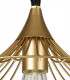 Shallow Pendant 1 x E27 Painted Gold-9