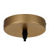 Shallow Pendant 1 x E27 Painted Gold-11