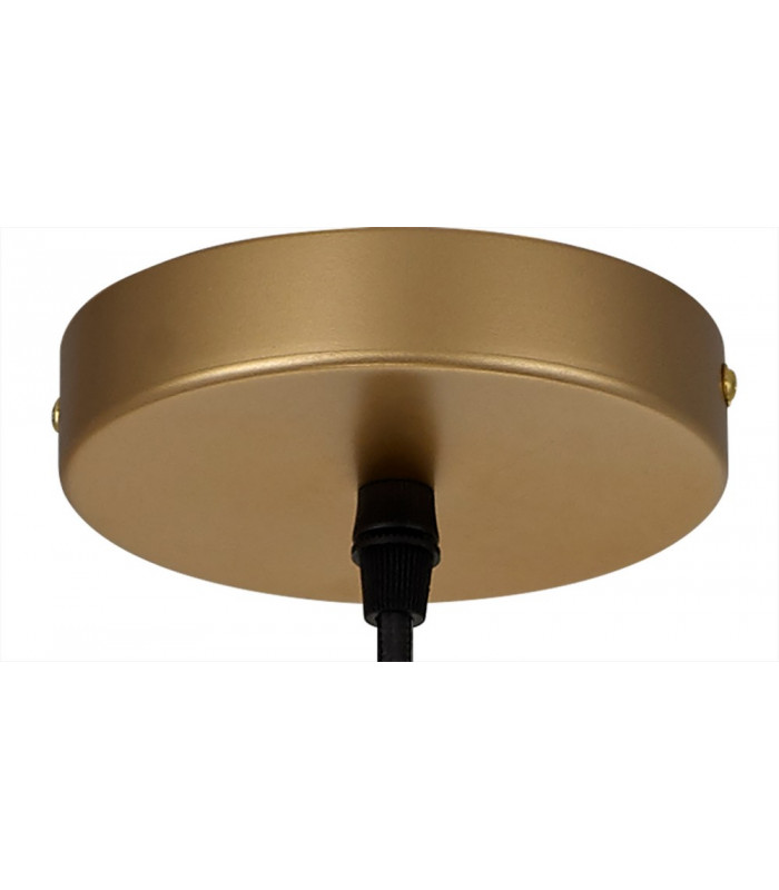 Shallow Pendant 1 x E27 Painted Gold-11
