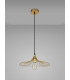Shallow Pendant 1 x E27 Painted Gold-12