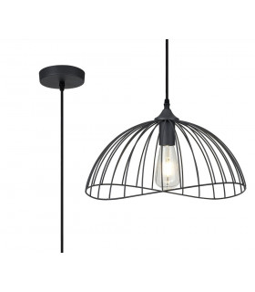 Dome Pendant 1 x E27 Graphite-1