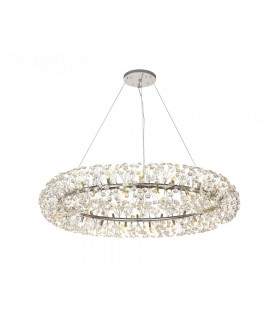 Pendant 36 Light G9 Polished Chrome Crystal Item Weight: 19.4kg-1