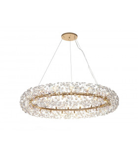 Pendant 36 Light G9 French Gold Crystal Item Weight:19.4kg-1