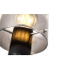 Semi Ceiling Light 3 x E27 Black Smoke Fade Glass-10