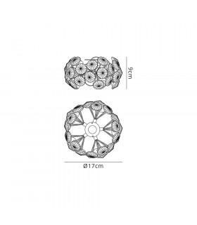 Non-Electric G9 Shade Polished Chrome Crystal-2
