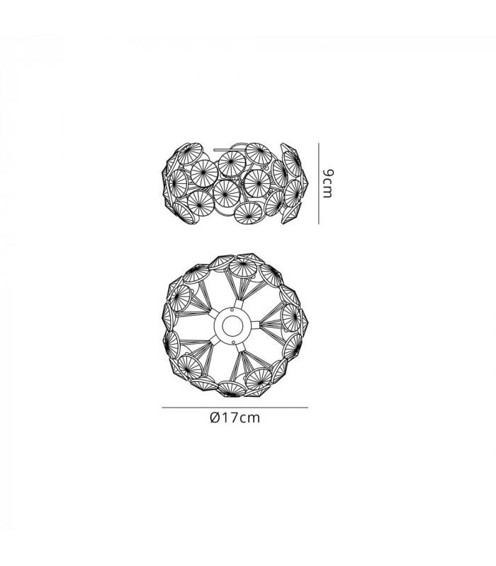Non-Electric G9 Shade Polished Chrome Crystal-2
