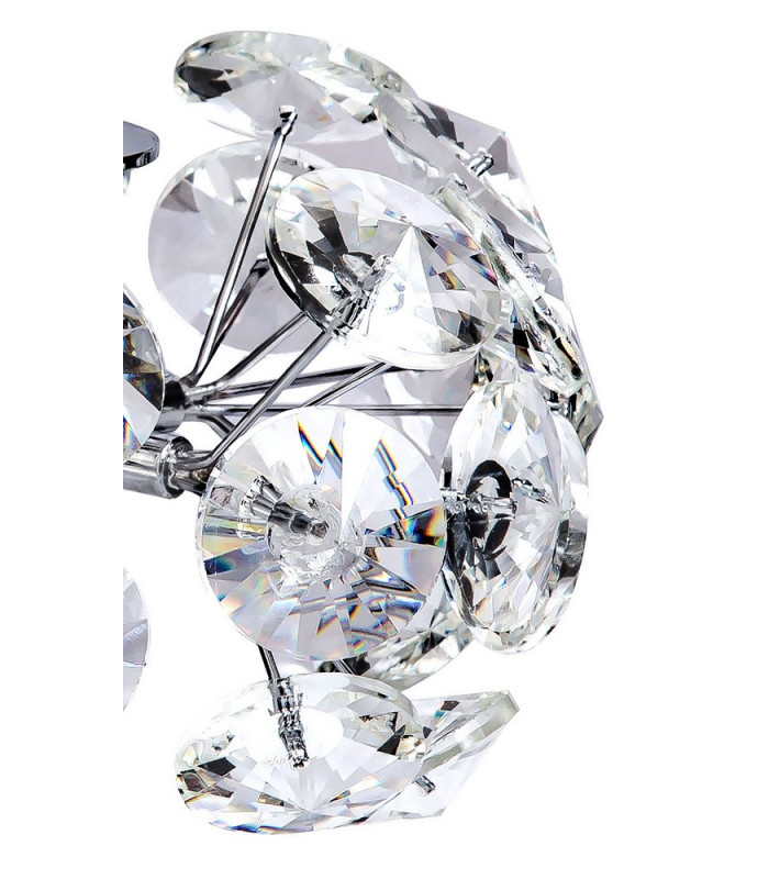 Non-Electric G9 Shade Polished Chrome Crystal-6